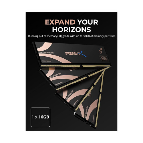 SABRENT Rocket DDR5 16GB U-DIMM 4800MHz Memory Module | Media