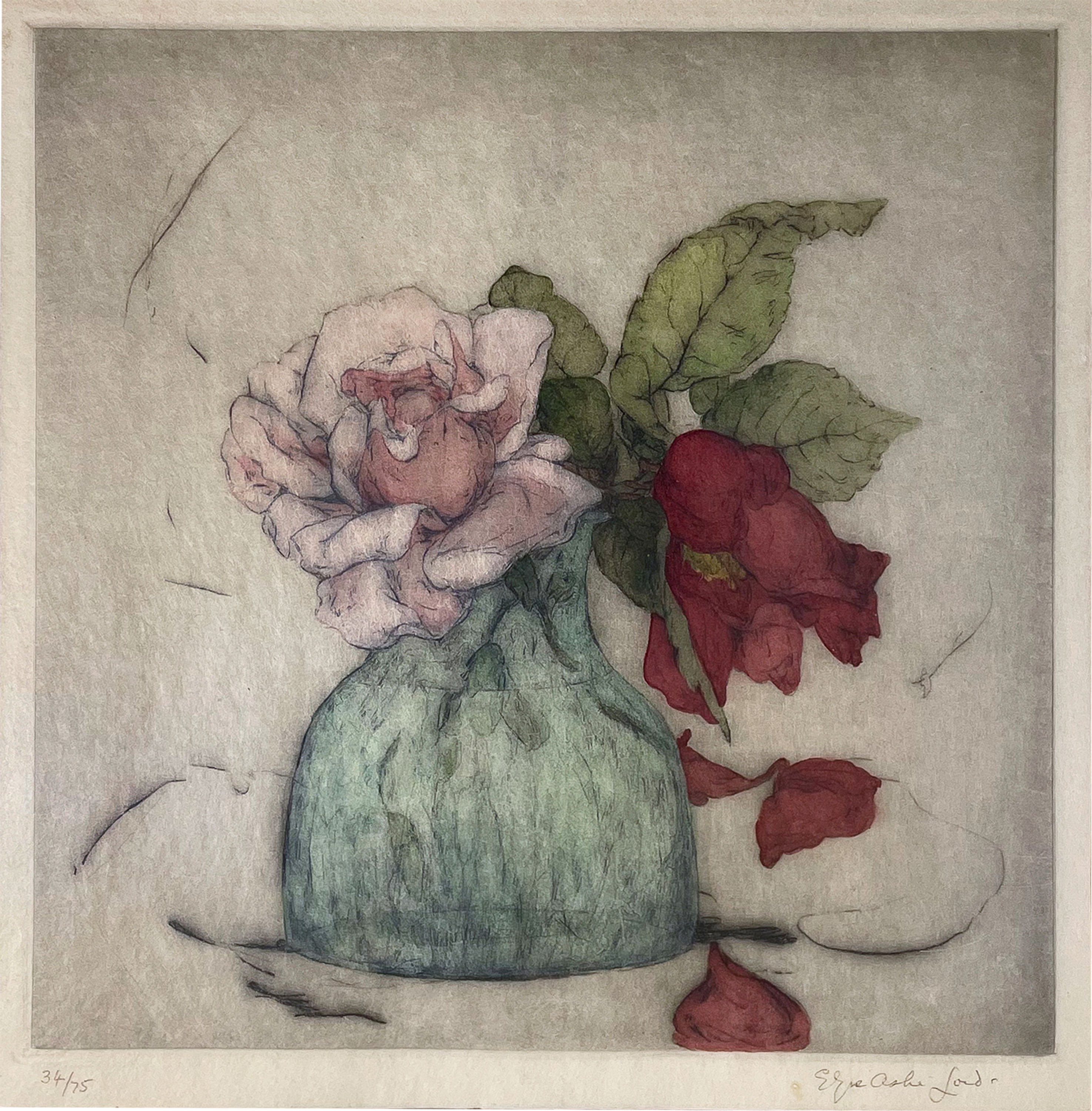 A Rose by Elyse Ashe Lord, circa Mid 20th Century