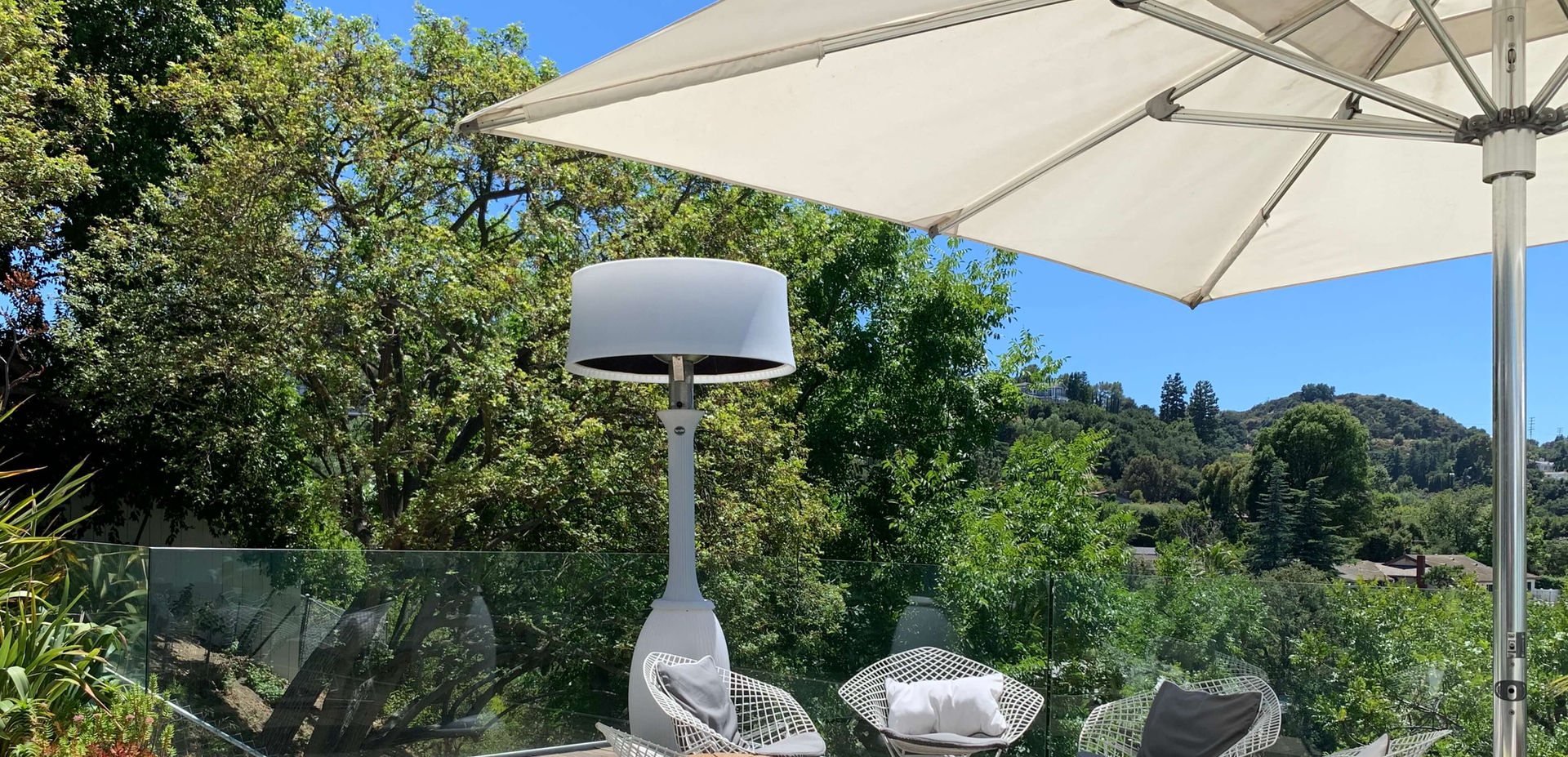kindle living bella propane luxury natural gas outdoor patio heater lamp designer