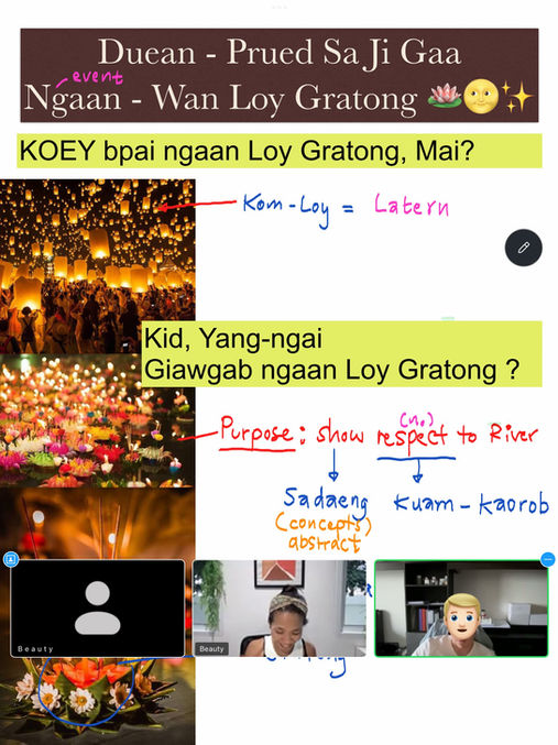 Talk about Thai culture - Loy Kra Thong Festival