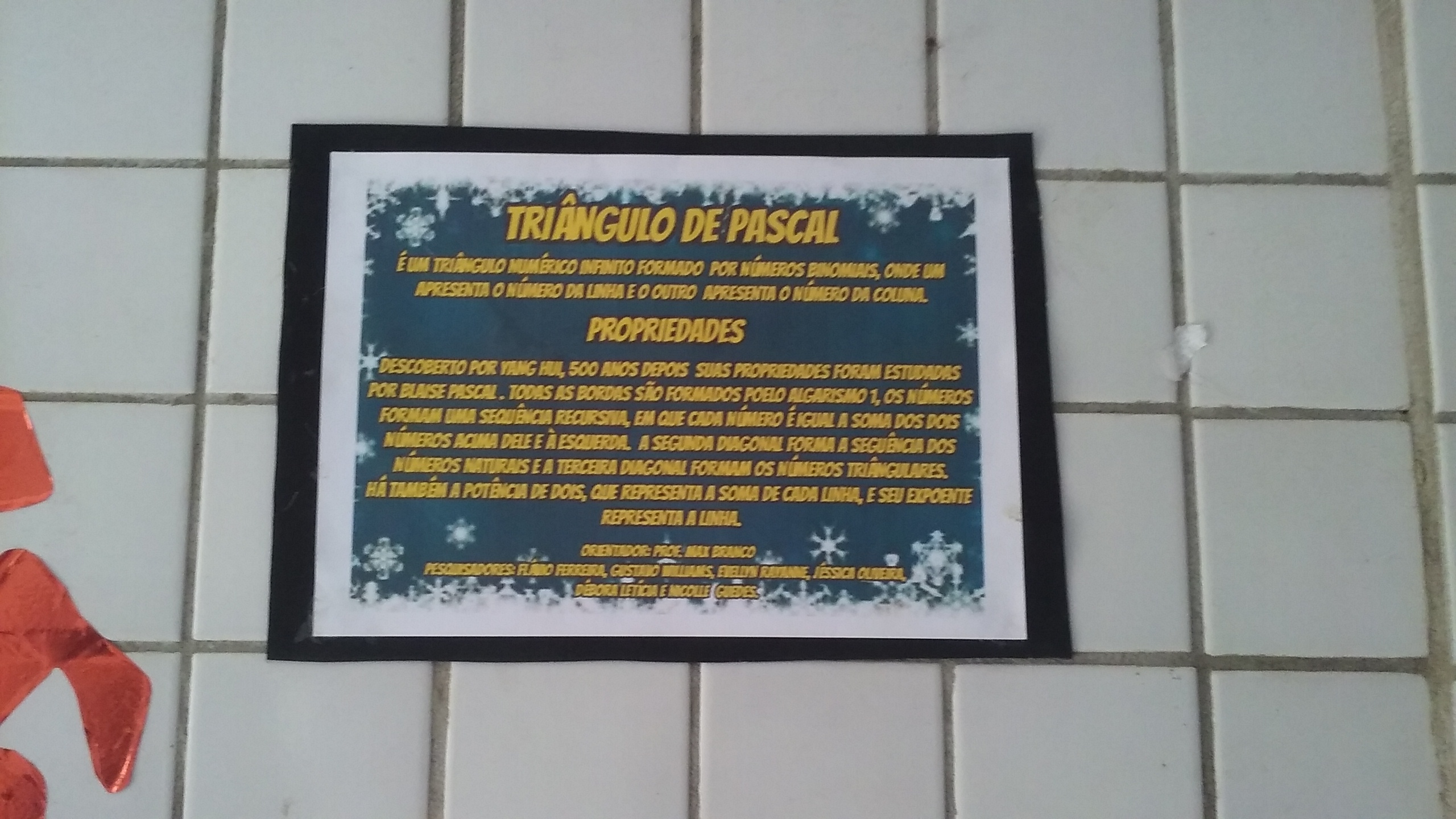 Árvore Natalina Matemática
