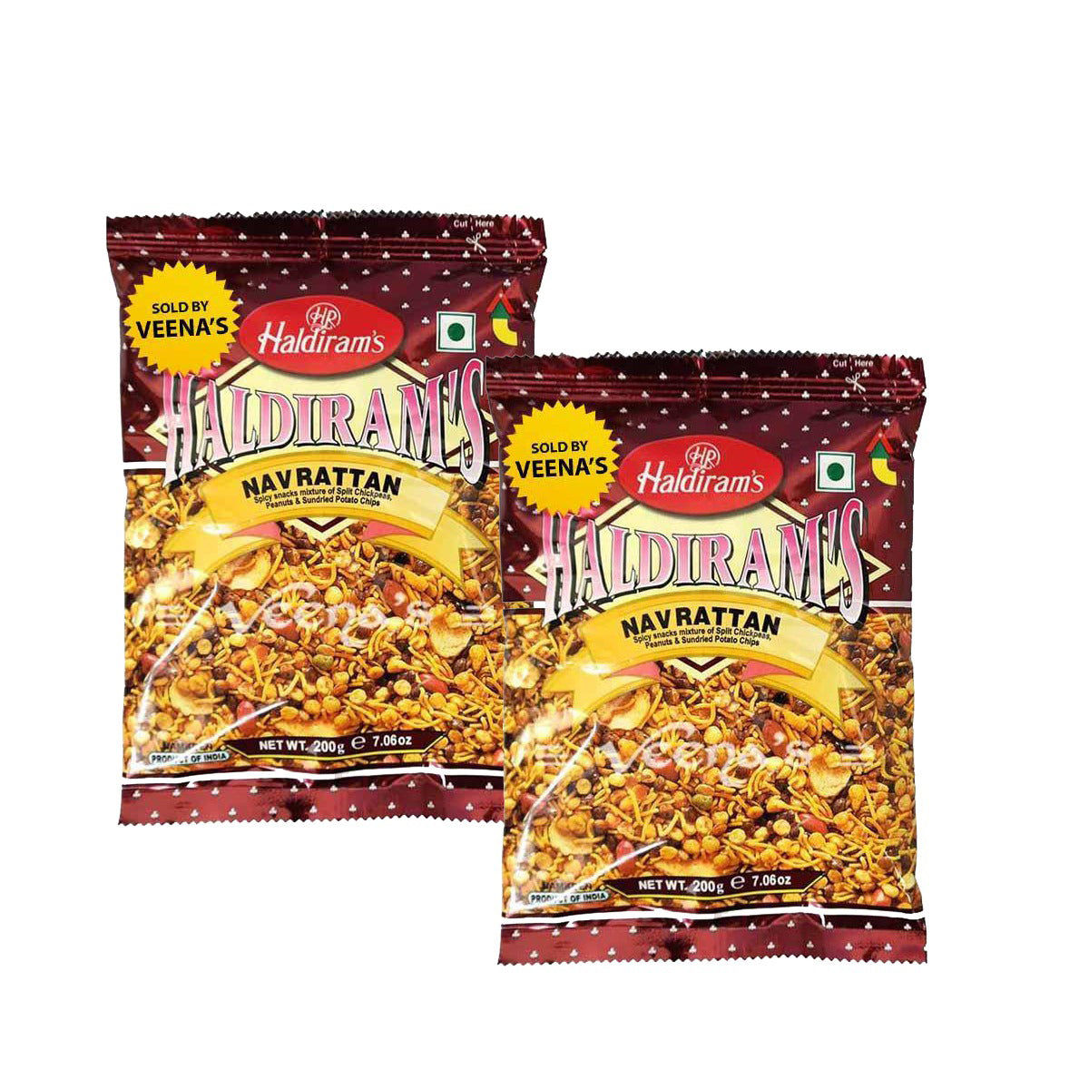 Haldiram's Navrattan 200g (BUY 1 GET 1 FREE) - Delicious Mixed Snack