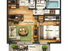 【爽夢】お題：理想の間取り図