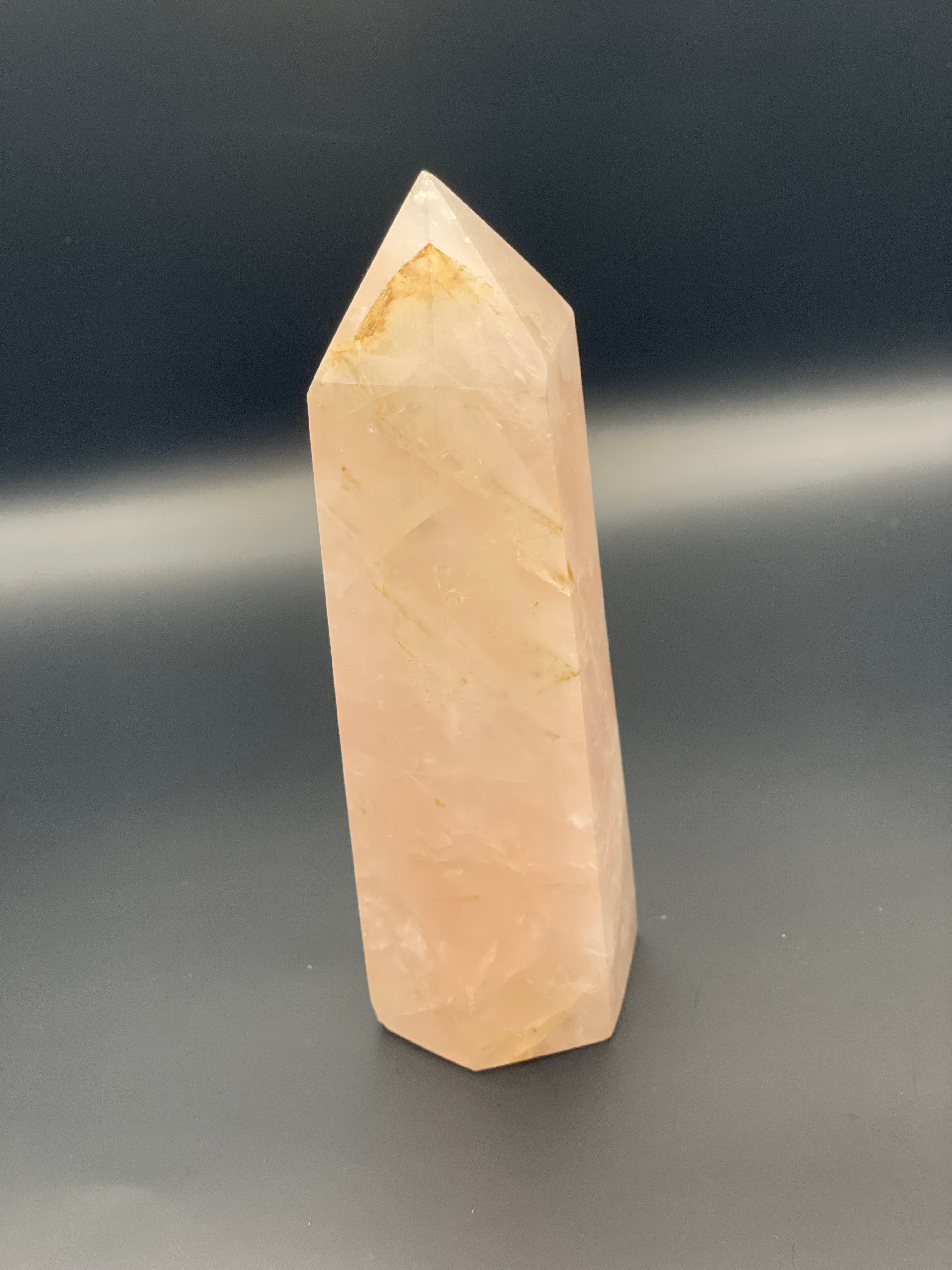 Large Rose Quartz Tower