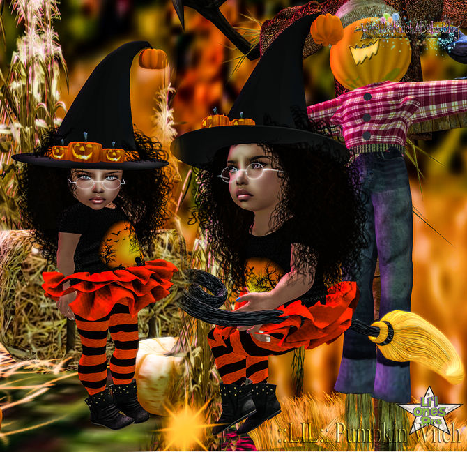 LIL Pumpkin Witch & ::LIL:: Pumpkin Witch Acces ..Now @ LOS