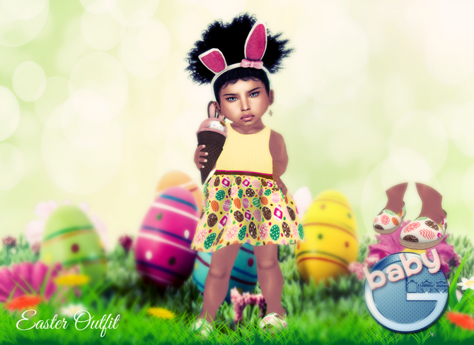 Baby Ghee - Easter Outfit feat. wiksdismuchababzblog