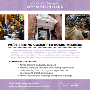 We're Seeking Board Members!