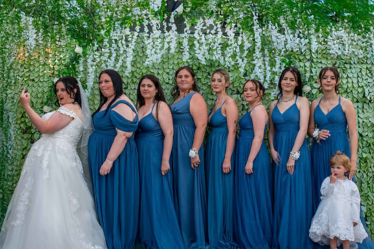 bride and her bridesmaids northwich