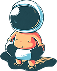 astronaute piscine