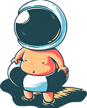 Swimming Astronaut