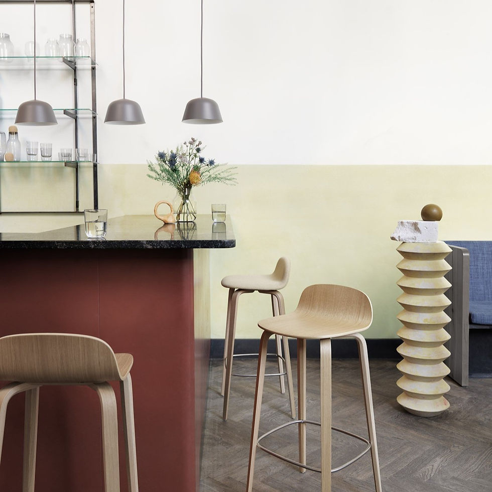 Miniature : Tabouret de bar VISU - Stained Dark Brown