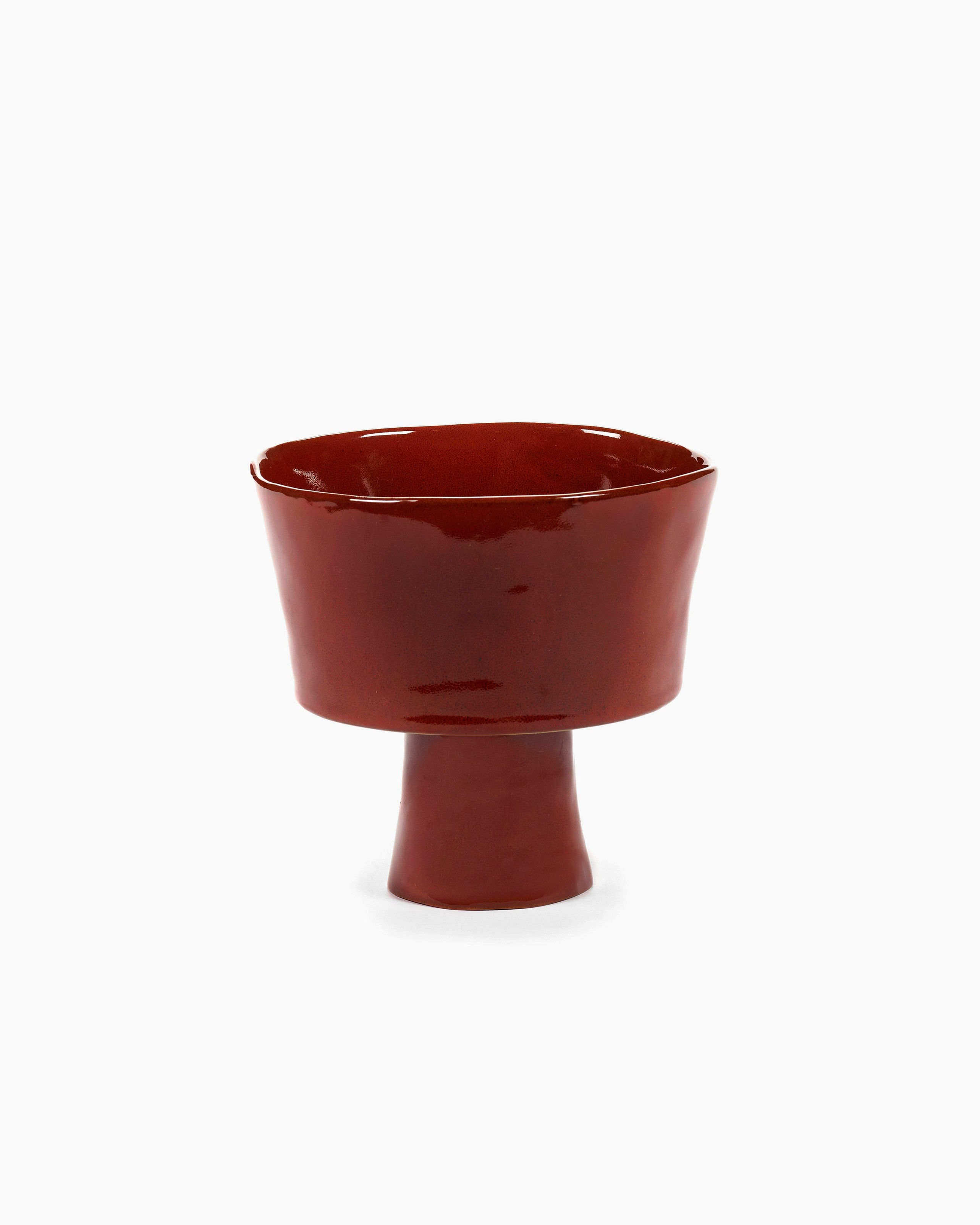Bol haut sur pied, rouge vénitien - La Mère
