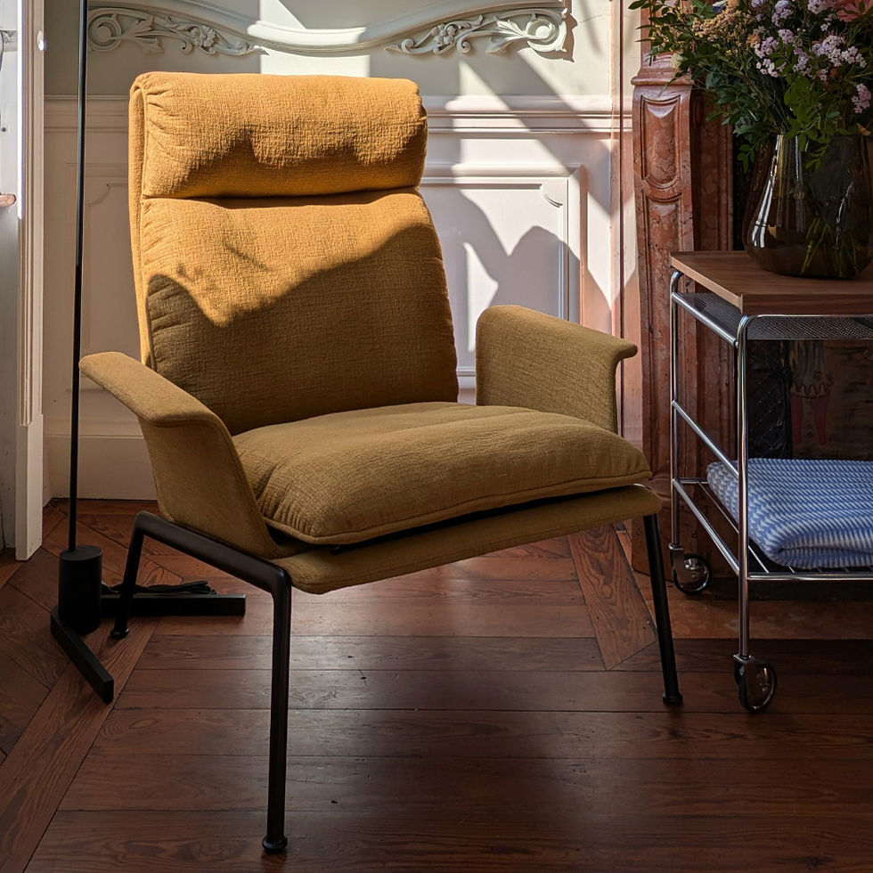 Fauteuil MUNO - Dossier haut, avec acc. - Tissu Cifrado