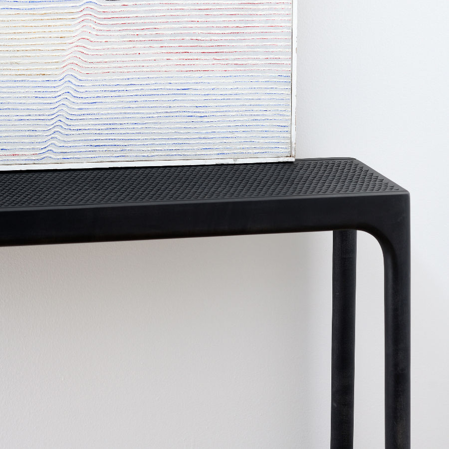 Miniature : Table console UNNA - Erable teinté noir