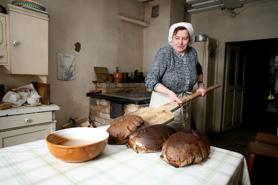 Baking bread in Latvia