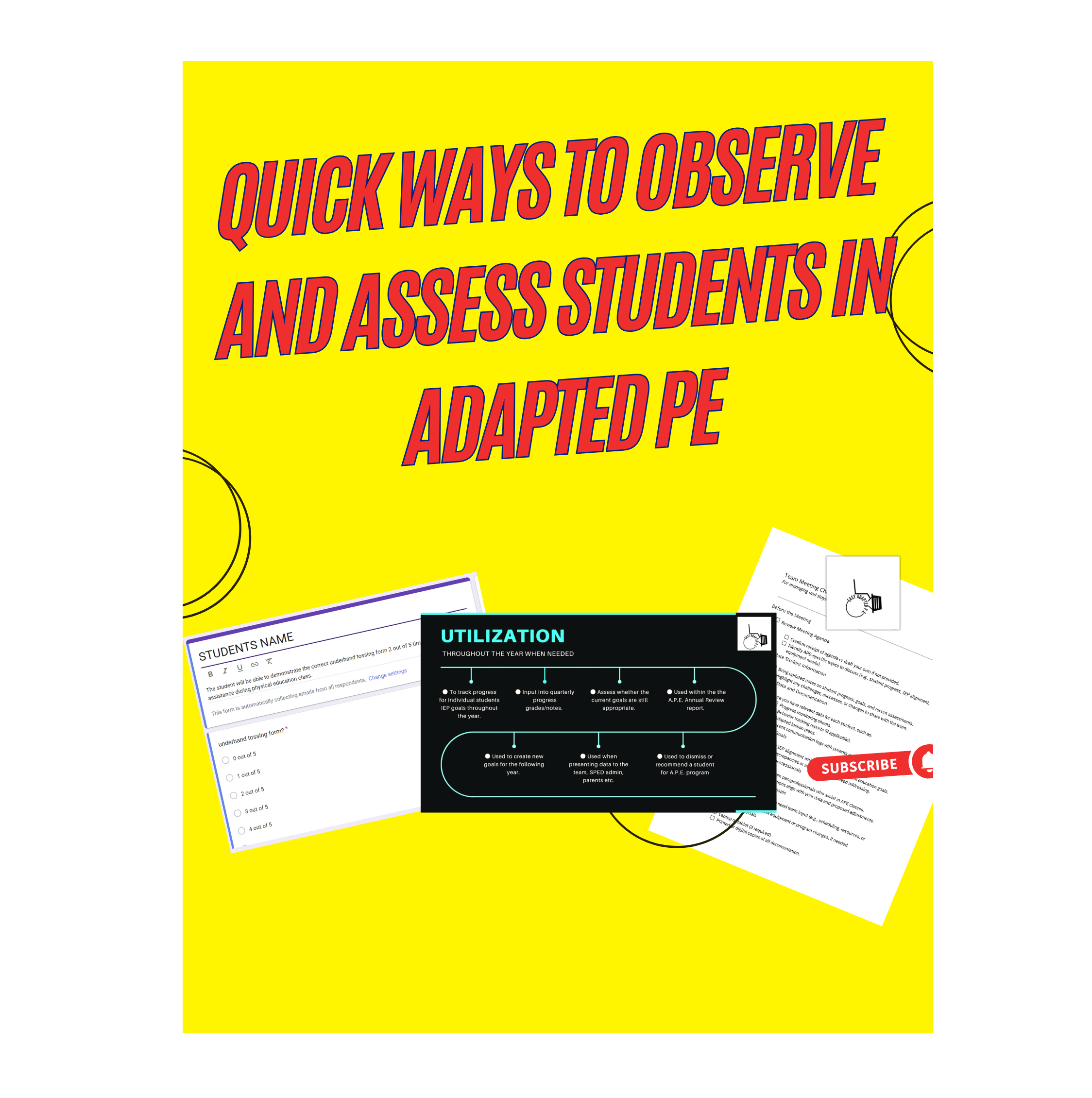 Adapted P.E. Assessment Template