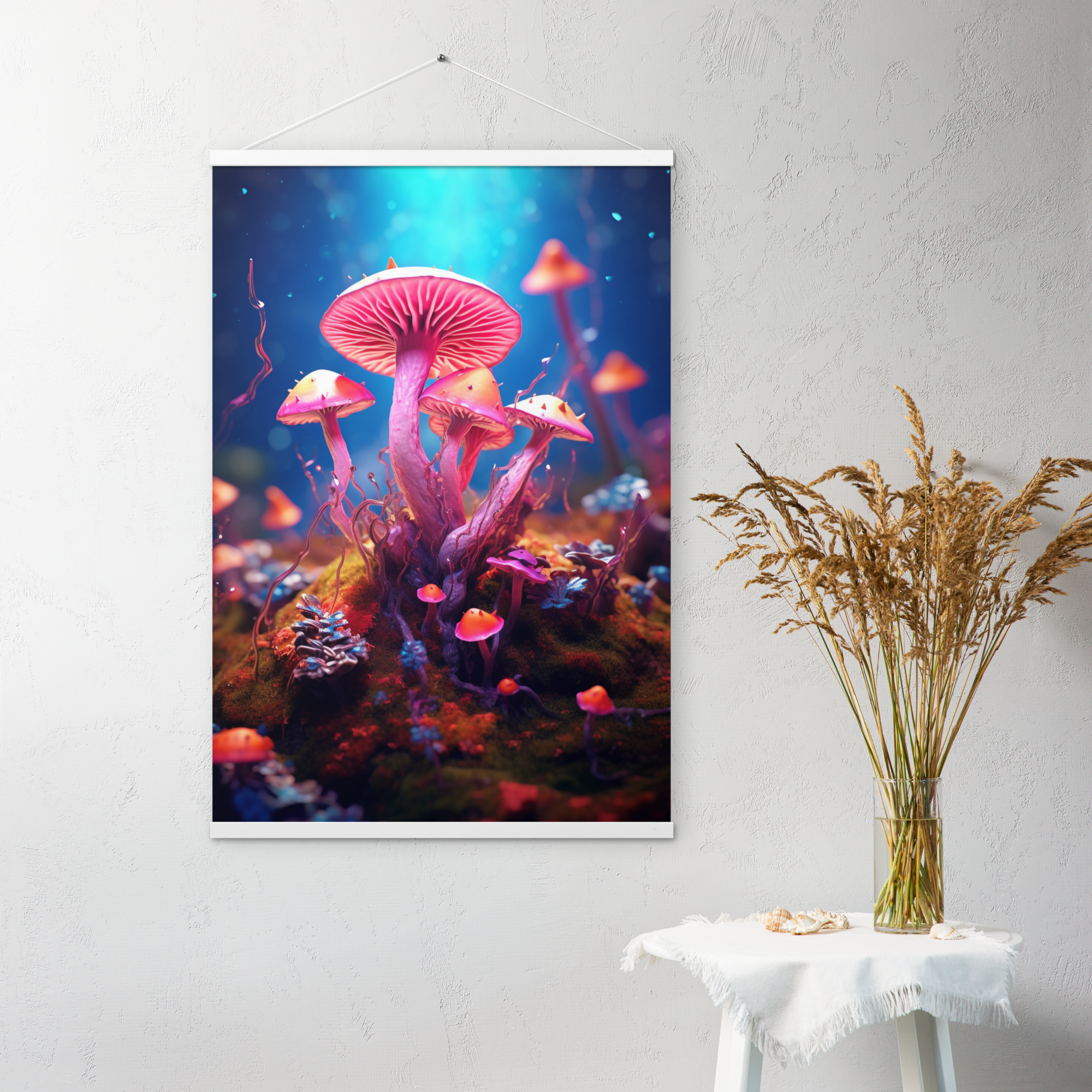 Magical Mushroom Poster with hangers