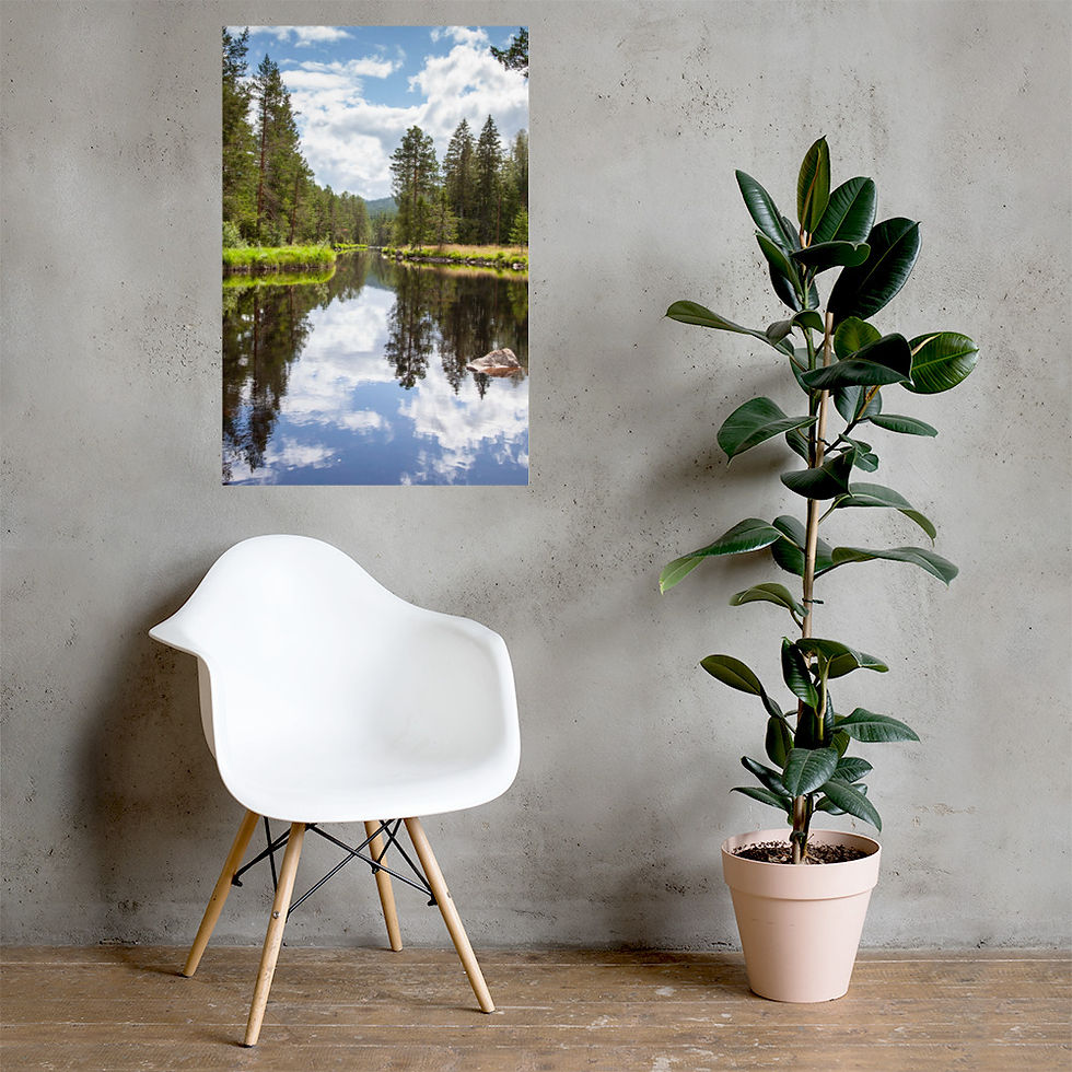 Thumbnail: Trees and Water Wall Poster