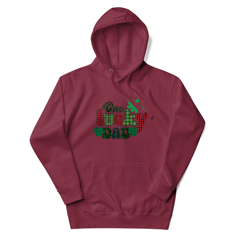 Thumbnail: One Lucky Dad Unisex Hoodie