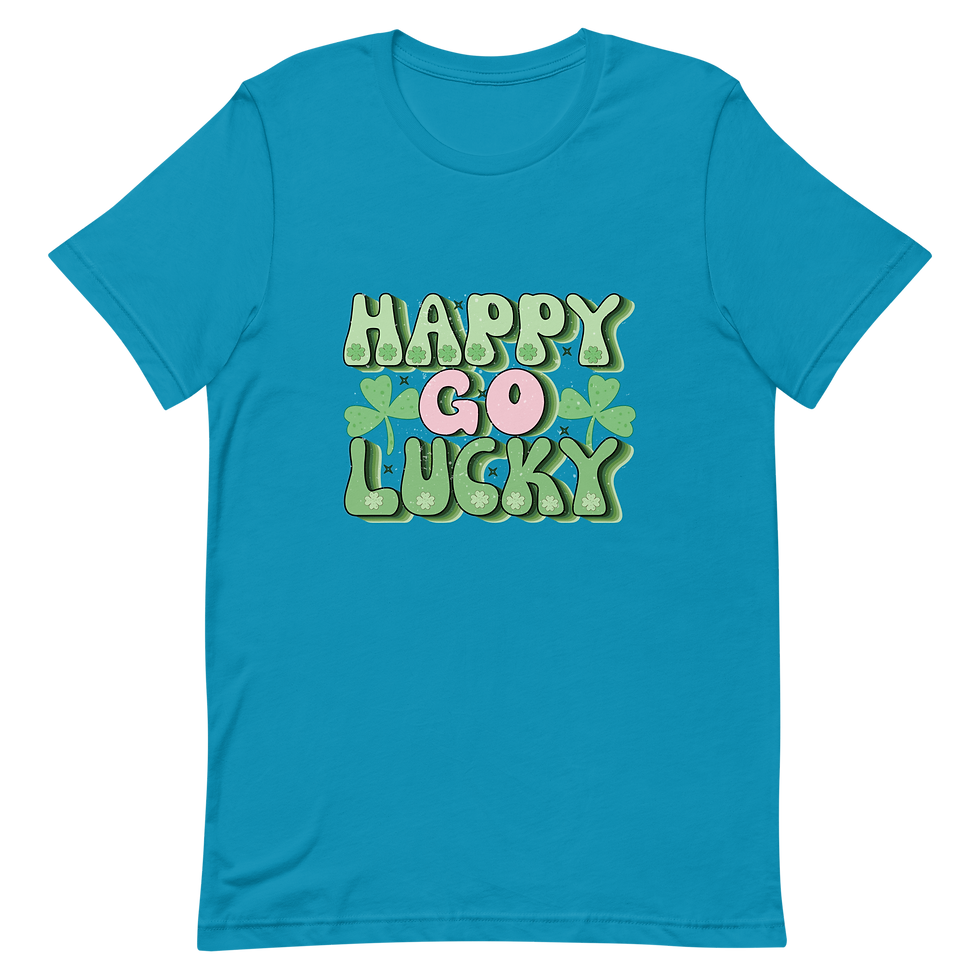 Thumbnail: Happy Go Lucky Unisex t-shirt