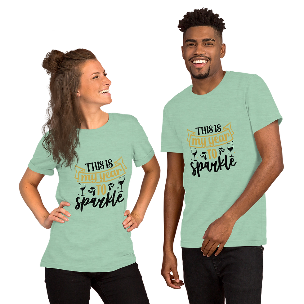 Thumbnail: This is my year to Sparkle Unisex t-shirt
