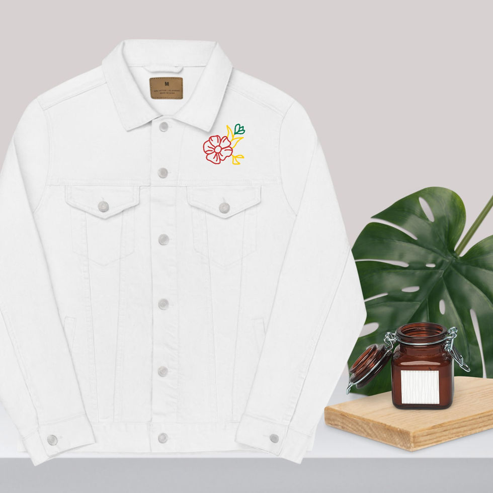 Thumbnail: Summer  Flower denim jacket