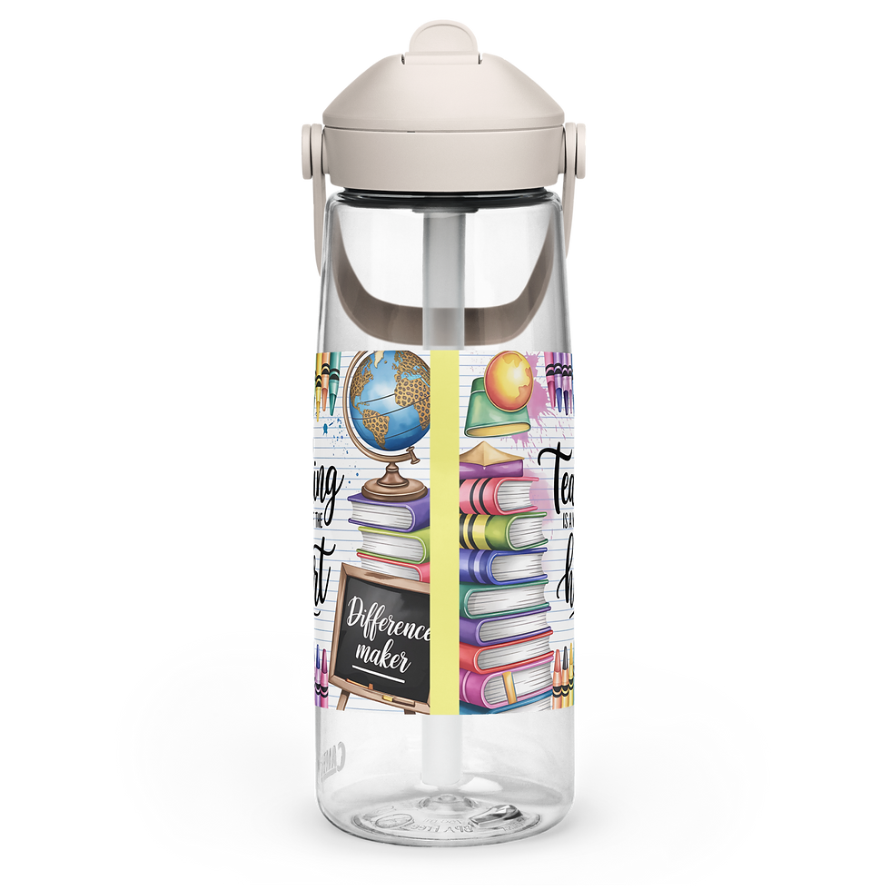Thumbnail: Teacher Flip straw water bottle
