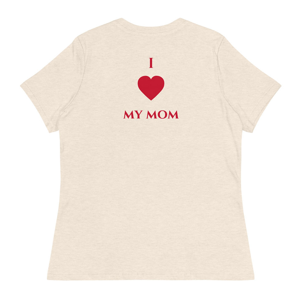 Thumbnail: My Hero Mom Women's Relaxed T-Shirt