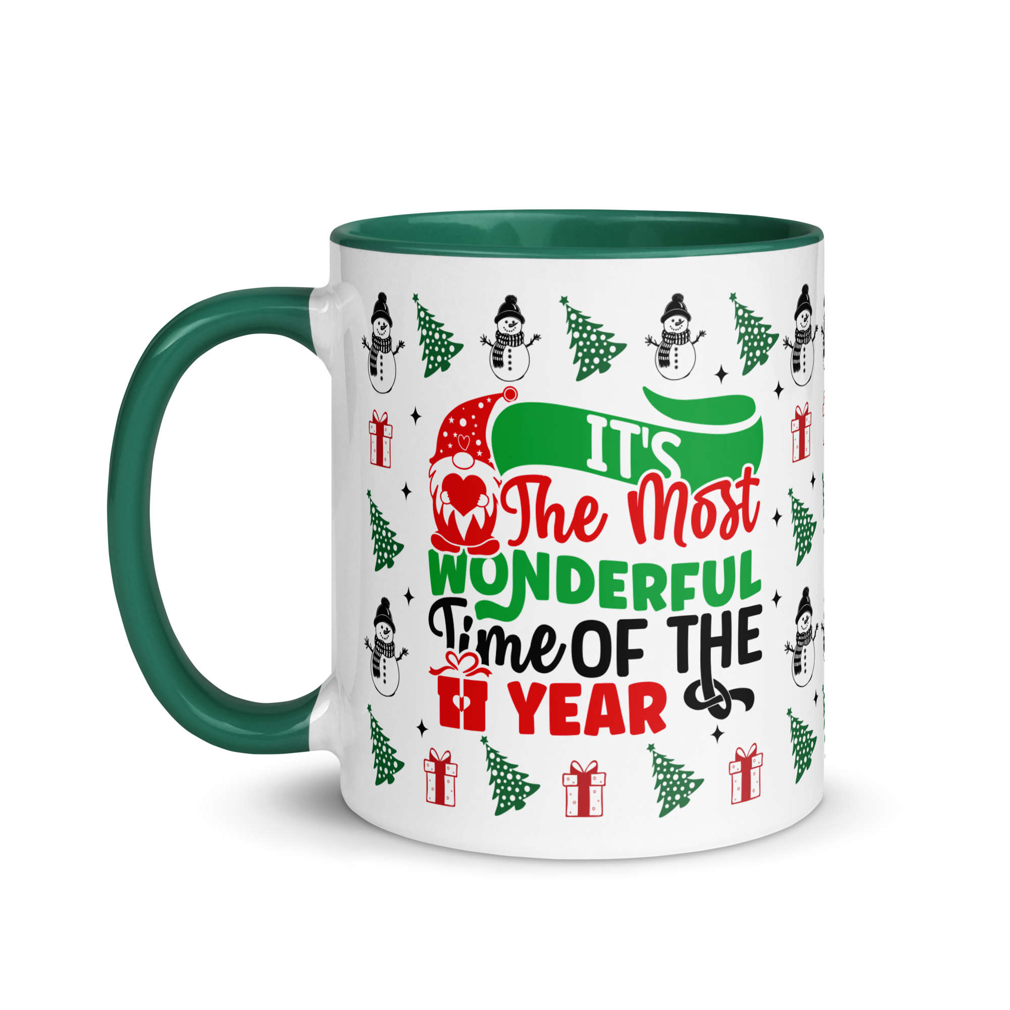 It's the most wonderful time of the year Mug with Color Inside