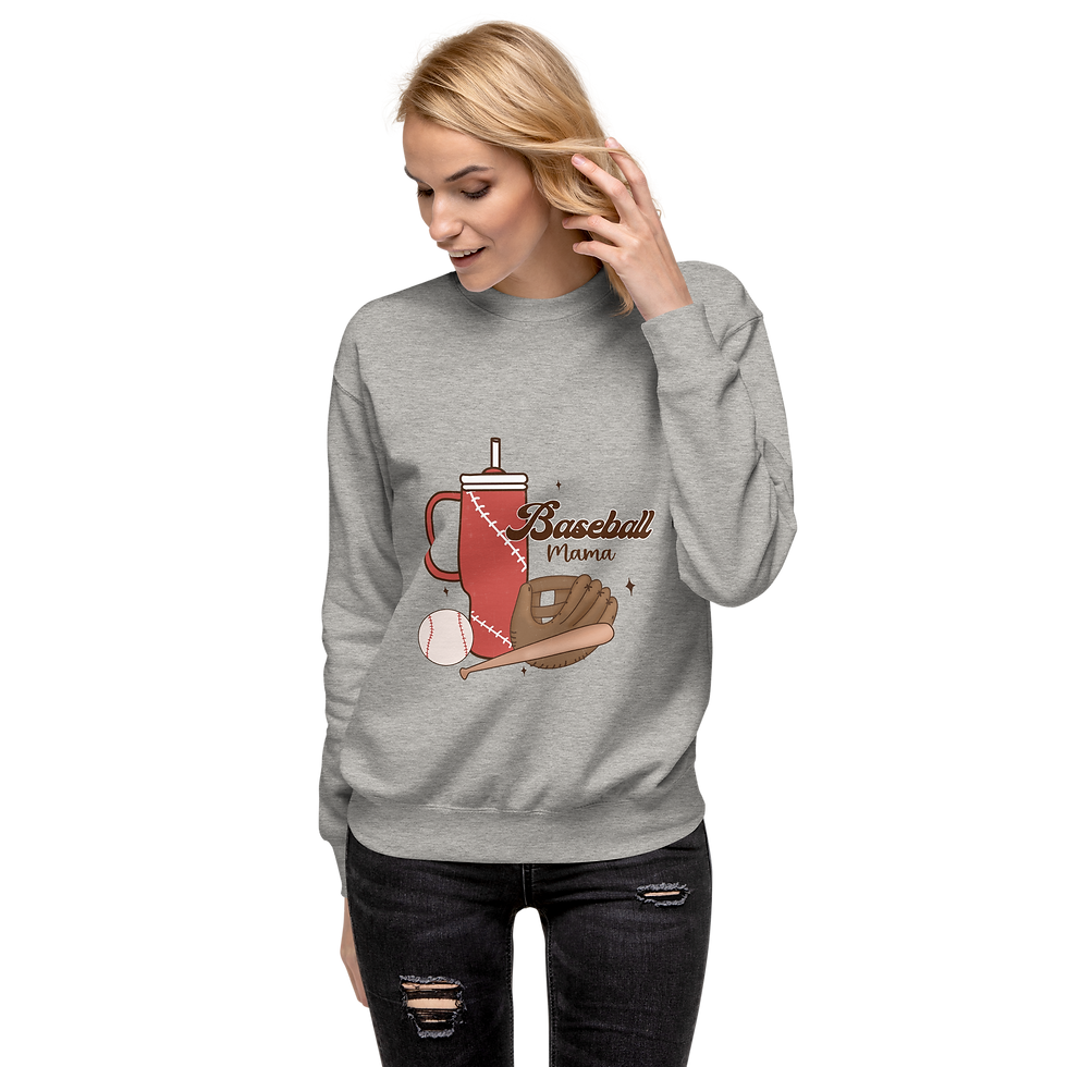 Thumbnail: Baseball Mom Unisex Premium Sweatshirt