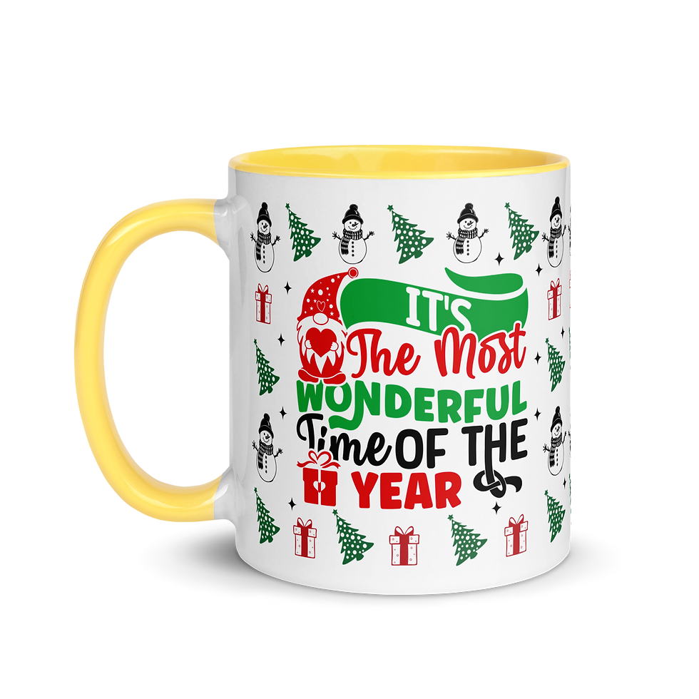 Thumbnail: It's the most wonderful time of the year Mug with Color Inside