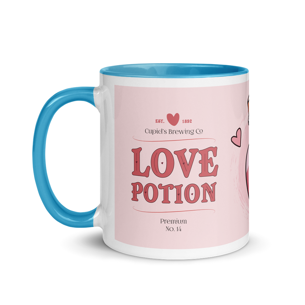 Thumbnail: Valentines Love Potion Mug with Color Inside