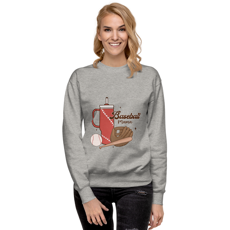 Thumbnail: Baseball Mom Unisex Premium Sweatshirt