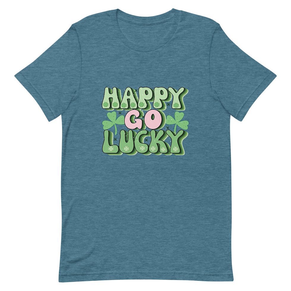 Thumbnail: Happy Go Lucky Unisex t-shirt