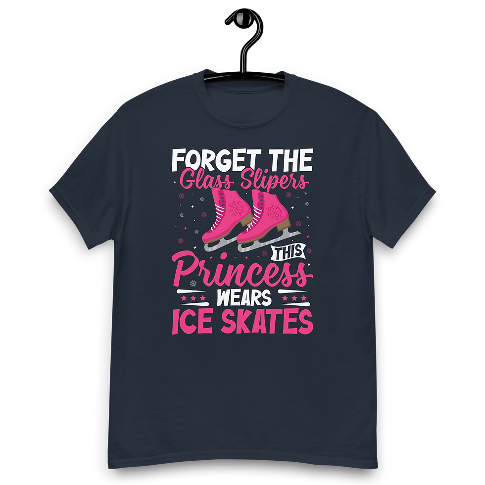 Thumbnail: Princess wear ice skates Unisex classic tee