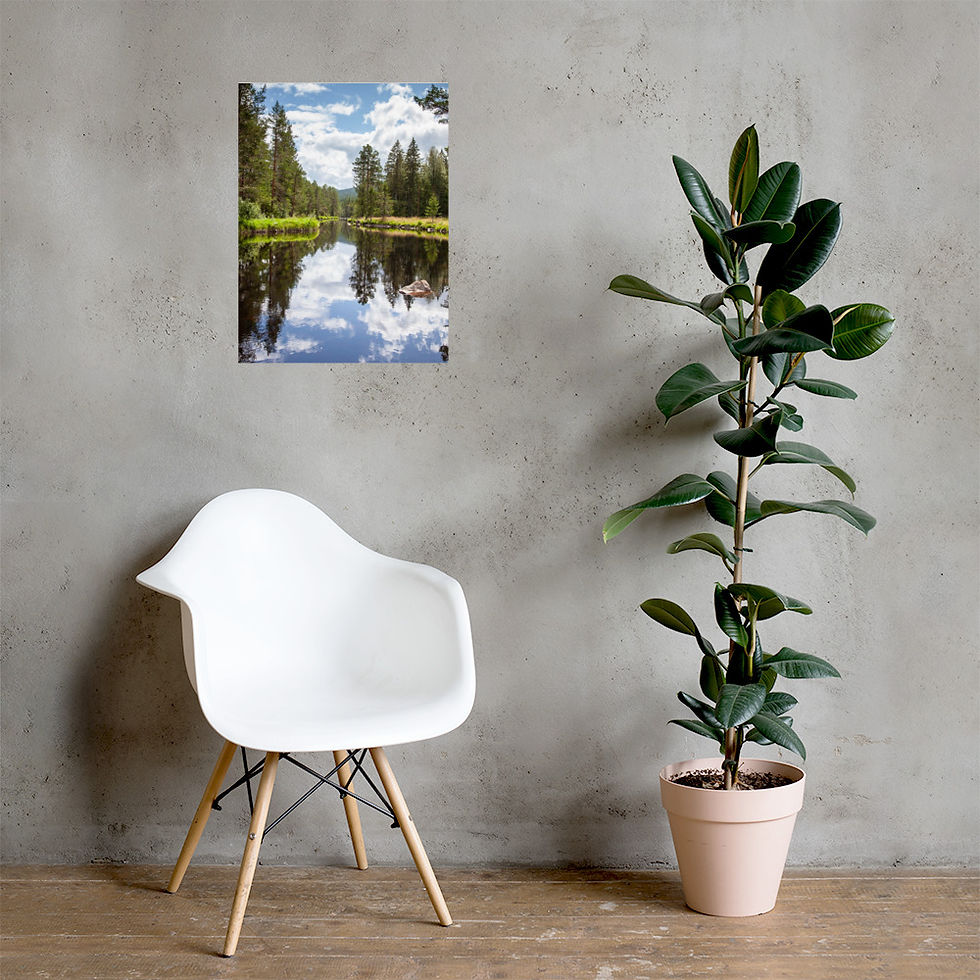 Thumbnail: Trees and Water Wall Poster