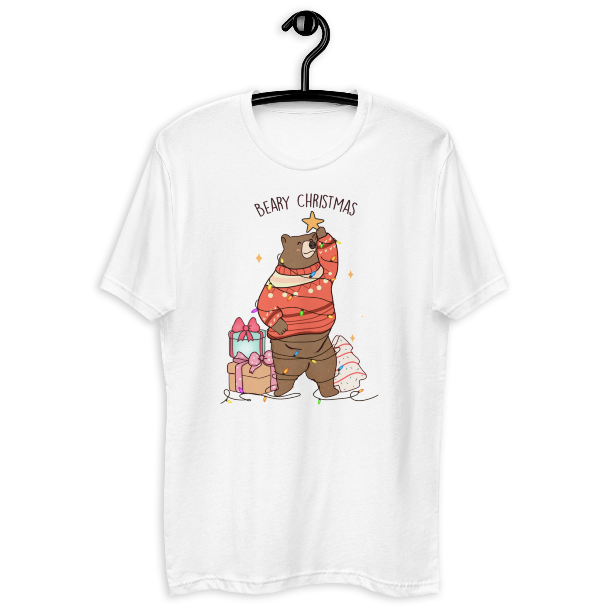Beary Christmas Short Sleeve T-shirt
