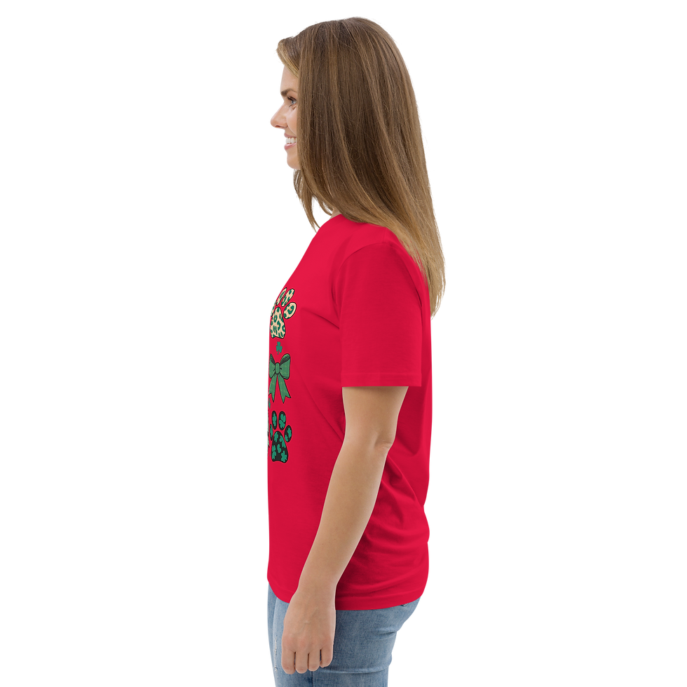 Thumbnail: Dog St Patrick Coquette Unisex organic cotton t-shirt