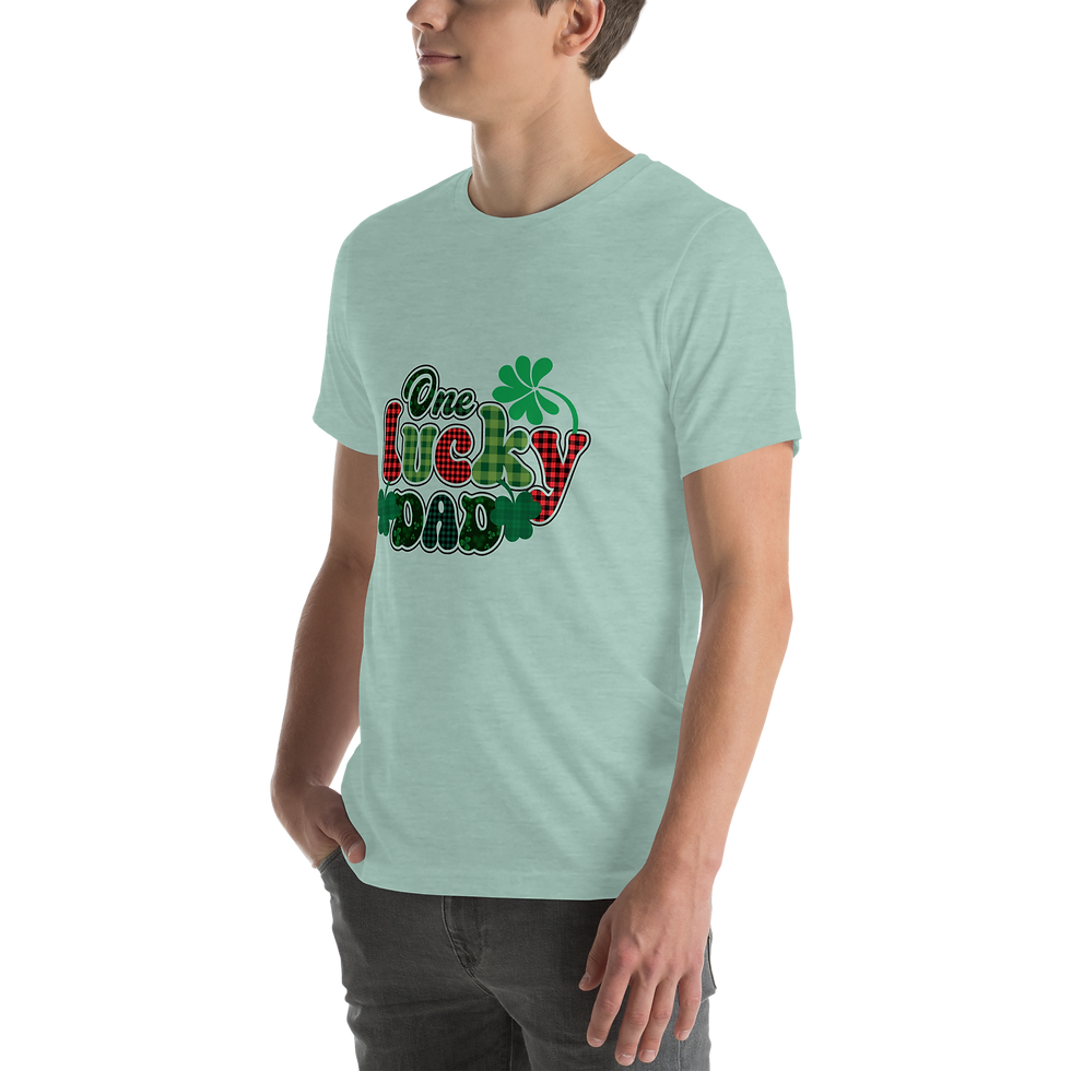 Thumbnail: One Lucky Dad Unisex t-shirt