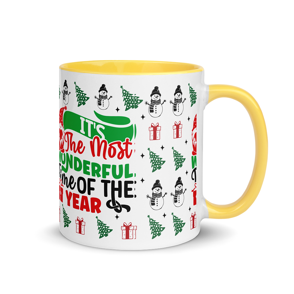 Thumbnail: It's the most wonderful time of the year Mug with Color Inside