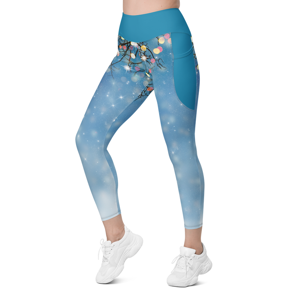 Thumbnail: Christmas lights Leggings with pockets