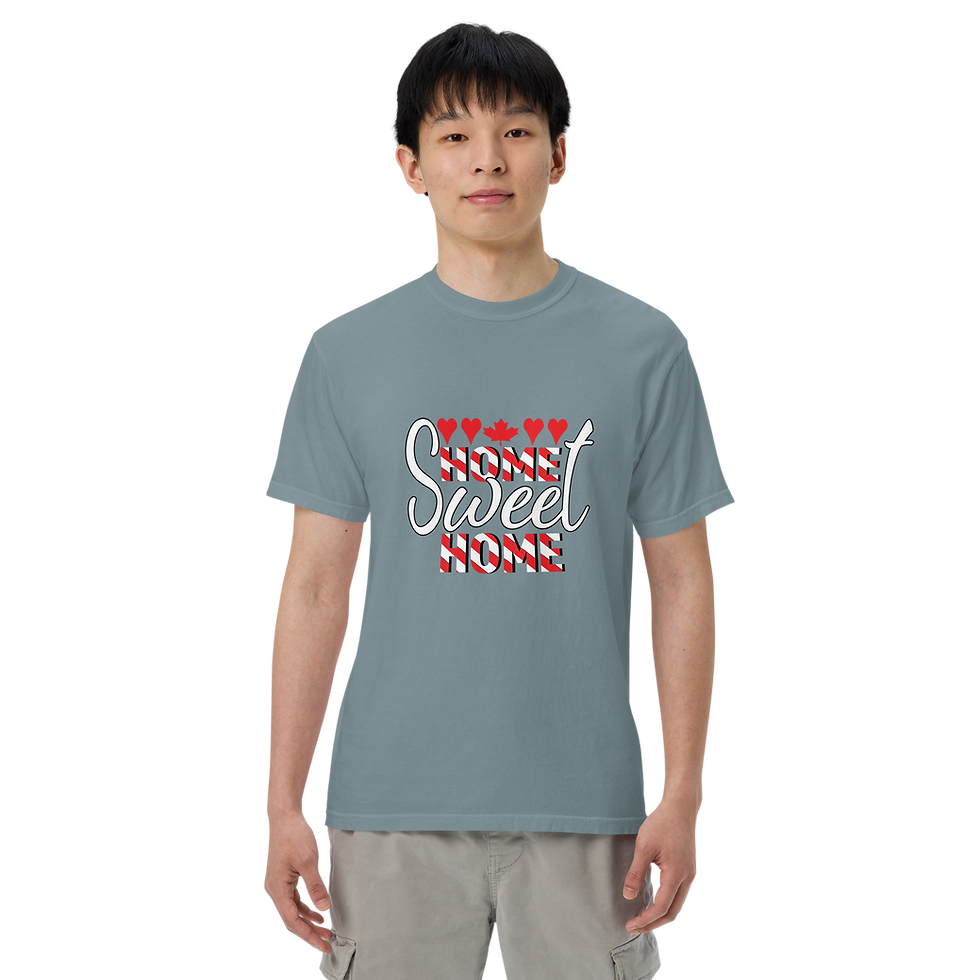 Thumbnail: Home Sweet Home Canada Unisex garment-dyed heavyweight t-shirt