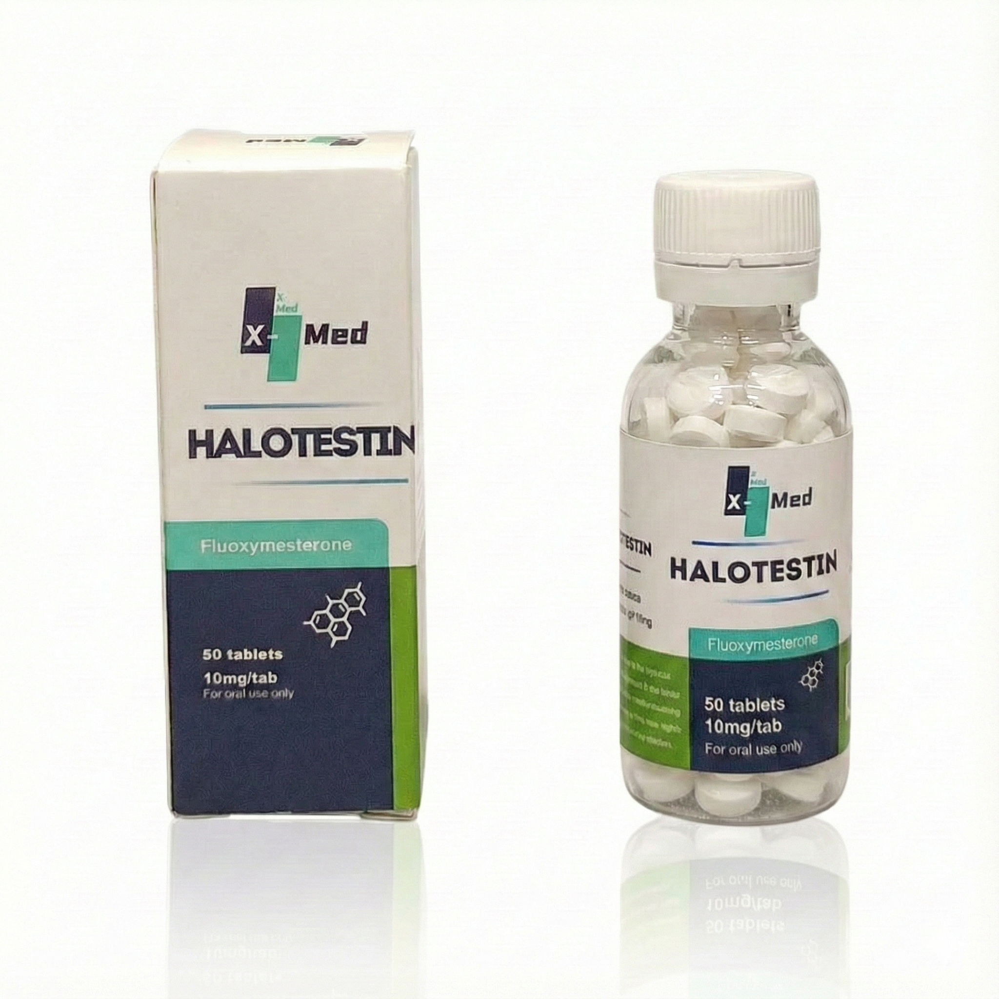 X-Med - Halotestin - 50 COMPRIMIDOS X 10 MG