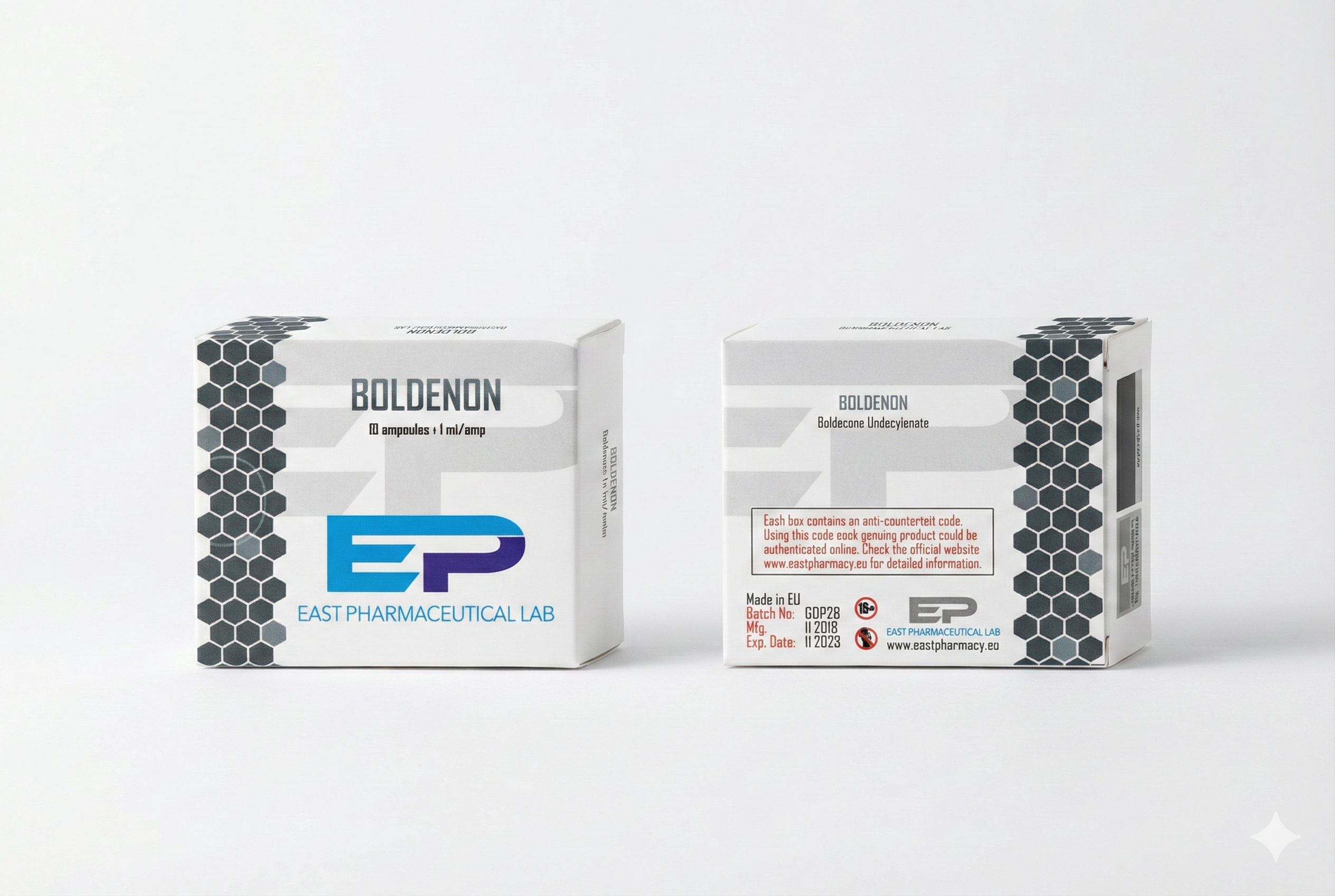 East Pharmacy - Boldenona | 10 ampolas x 250 mg