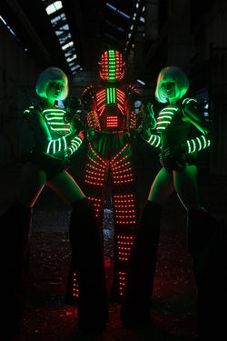 LED Robot Performers