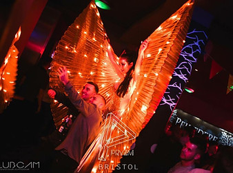 LED Stilt Walkers - Futuristic Party Entertainment