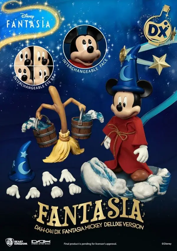 Mickey Fantasia - Deluxe Version 21 cm -Dynamic Action Heroes 1/9