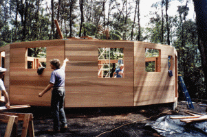 Prefab Modular Panels, Quick One-Day Assembly of Cedar Home Shells - Hawaii