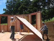 Prefab Modular Panels, Quick One-Day Assembly of Cedar Home Shells - Hawaii