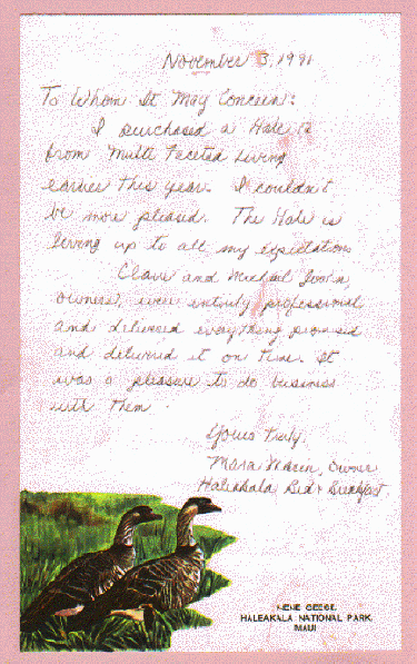 Customer Testimonial Letter